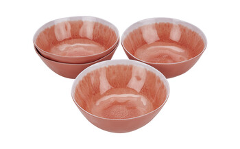 roze kommen set