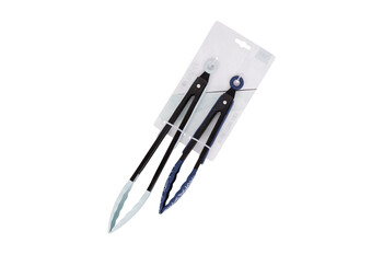 FI4564 Cook With Color Set of Two Silicone Tongs 6484